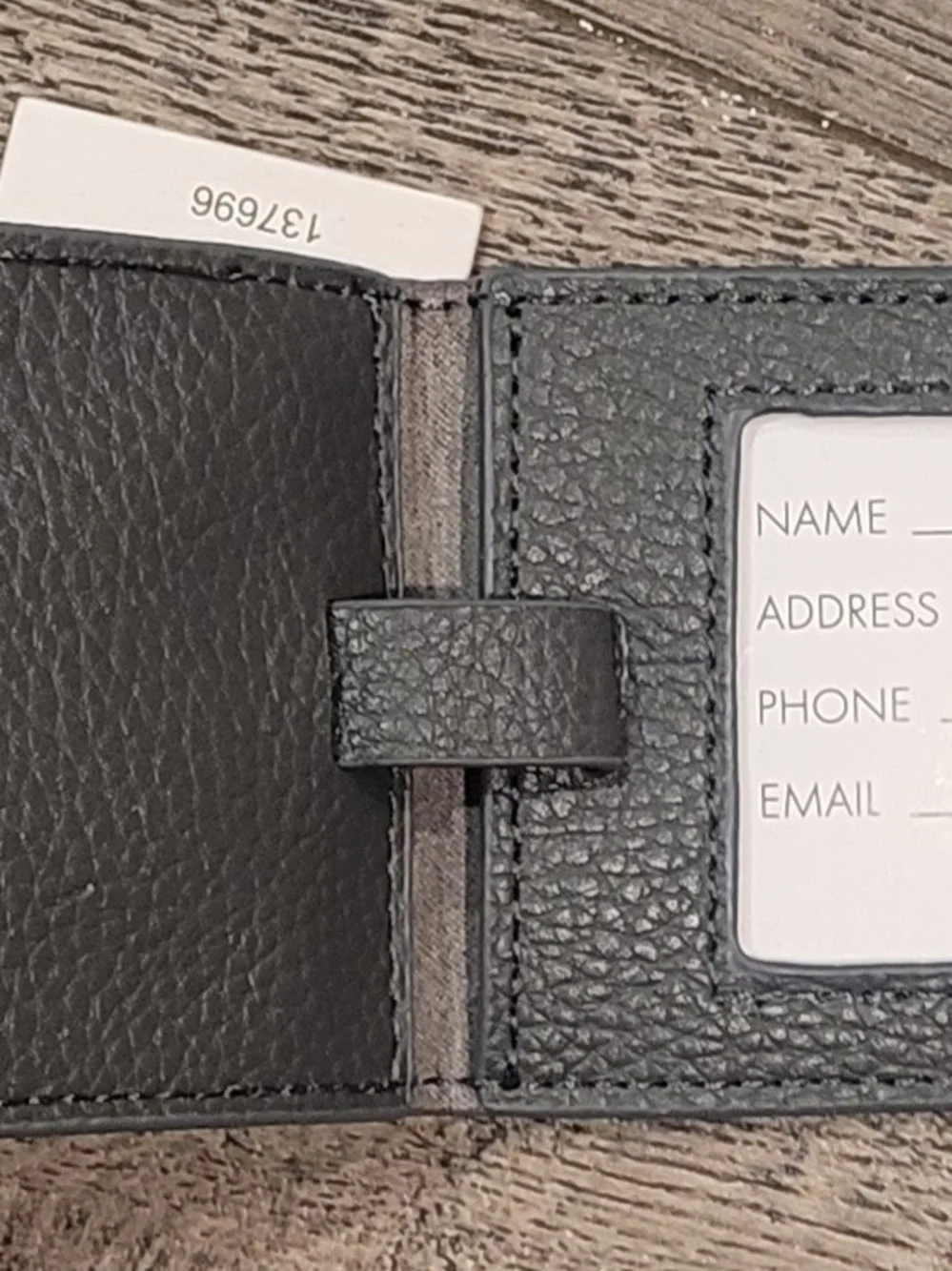 Thirty-One Dark Grey Luggage Tag